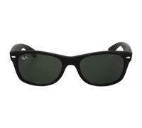 Ray-Ban Sunglasses New Wayfarer 2132 622 Black Rubber Green Small 52mm