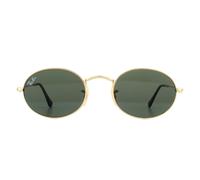 Ray-Ban Sunglasses Oval 3547N 001 Gold Green G-15
