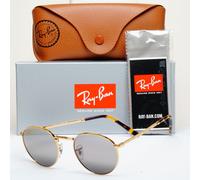 Ray-Ban Sunglasses Polarised Silver Mirror New Round RB 3637 9196/G3 50mm