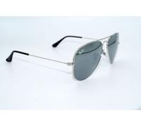 Ray-Ban Aviator Unisex Silver Grey Mirror Sunglasses Metal - One Size