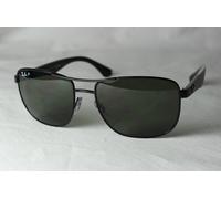 Ray-Ban Sunglasses Man Rb3533 - Black Frame Green Lenses Polarized 57-17