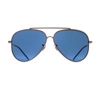 Ray-Ban Sunglasses RB0101S Aviator Reverse 92023A Rose Gold Blue