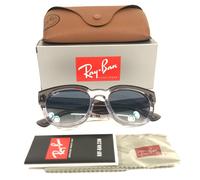 Ray-Ban Sunglasses RB0298S MEGA HAWKEYE 1355/3F Grey Transparent w Gradient Blue