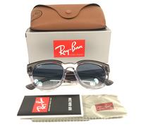 Ray-Ban Sunglasses RB0298S MEGA HAWKEYE 1355/3F Grey Transparent w Gradient Blue