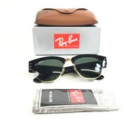Ray-Ban Sunglasses RB0316-S MEGA CLUBMASTER 901/31 Black on Gold with G-15 53 mm