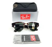 Ray-Ban Sunglasses RB0316-S MEGA CLUBMASTER 990/31 Mock Tortoise on Arista 53 mm