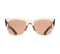 Ray-Ban Sunglasses RB0840S Mega Wayfarer 68701A Transparent Light Brown Dark Brown