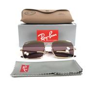 Ray-Ban Woman Sunglass RB1971 Square 1971 Chromance - Frame color: Rose Gold, Lens color: Red