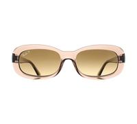 Ray - Ban RB2221 6827M2 Woman Sunglasses Acetate Brown Brown Round Polarized