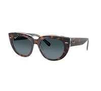 Ray - Ban RB2286 DOREEN 1413S3 Woman Sunglasses Acetate Havana Blue Squared Polarized Shaded