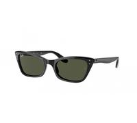 Ray-Ban Woman RB2299 LADY BURBANK - Frame color: Black, Lens color: Green Classic G-15, Size 52-20/140