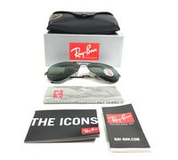 Ray-Ban Sunglasses RB3025 AVIATOR 004/58 Gunmetal w/ G-15 Polarized Lenses 62 mm