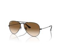 Ray-Ban Sunglasses RB3025 AVIATOR LARGE METAL 002/51 Black w Gradient Brown 55mm