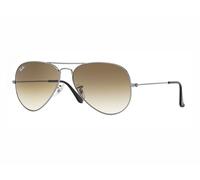 Ray-Ban Sunglasses RB3025 AVIATOR LARGE METAL 004/51 Authentic Unisex Gunmetal