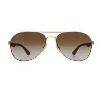 Ray-Ban Sunglasses RB3549 001/T5 Gold Brown Gradient Polarized