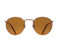 Ray-Ban Sunglasses RB3637 New Round 920233 Rose Gold Brown 53mm