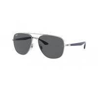 Ray - Ban RB3683 003/B1 Unisex Sunglasses Metal Silver Grey Squared Normal