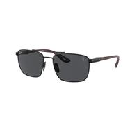 Ray - Ban Man RB3715M F02087 Sunglasses Steel Black Grey Squared Normal