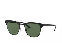 Ray-Ban Sunglasses RB3716 CLUBMASTER METAL with. 186/58 Black green
