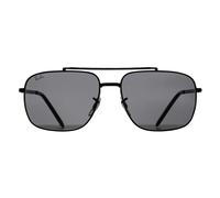 Ray-Ban Sunglasses RB3796 002/B1 Polished Black Dark Grey