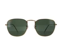 Ray-Ban Sunglasses RB3857 Frank 919631 Gold G-15 Green 54mm