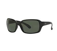 Ray - Ban RB4068 RB4068 601 Woman Sunglasses Injected Black G15 Squared Normal