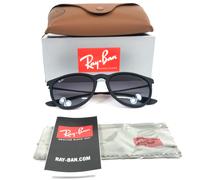 Ray-Ban Sunglasses RB4171 ERIKA 622/8G Rubber Black w/ Light Gray Gradient Dark