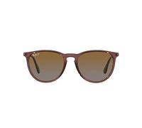 Ray - Ban Woman RB4171 ERIKA 6593T5 Sunglasses Nylon Brown Brown Pantos Polarized Shaded