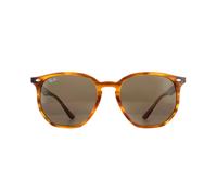 Ray - Ban Unisex Ray - Ban RB4306 820/73 Sunglasses Injected Red Brown Geometric Normal