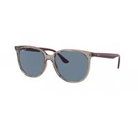 Ray-Ban Sunglasses RB4378 65722V Transparent Gray blue Woman