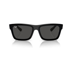 Ray-Ban Sunglasses Rb4396 Warren Rectangular Man, deep black / cool dark grey, 54 mm