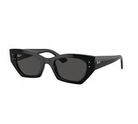 Ray - Ban Unisex RB4430 ZENA 667787 Sunglasses Injected Black Grey Geometric Normal