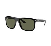 Ray - Ban RB4547 BOYFRIEND TWO 601/58 Unisex Sunglasses Injected Black Green Squared Polarized