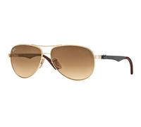 Ray-Ban Sunglasses RB8313 CARBON FIBRE 001/51 gold brown gradient