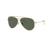 Ray-Ban Sunglasses RBR0101S Aviator reverse 001/VR Gold green Man Woman