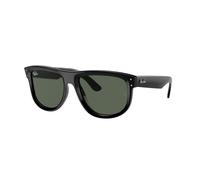 Ray - Ban Unisex Ray - Ban RBR0501S BOYFRIEND REVERSE 6677VR Sunglasses Injected Black G15 Squared Normal