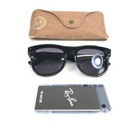 Ray-Ban Sunglasses RBR0502S WAYFARER REVERSE 6677/1A Shiny Black w Violet 53 mm