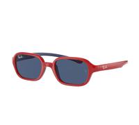 Ray - Ban Kid Ray - Ban RJ9074S 709380 Sunglasses Injected Red Blue Squared Normal