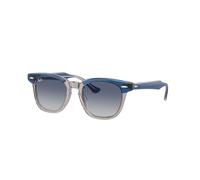 Ray - Ban Kid Ray - Ban RJ9098S 71554L Sunglasses Acetate Blue Grey Squared Normal Shaded