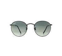 Ray-Ban Sunglasses Round Flat Lenses 3447N 002/71 Black Grey Gradient 50mm
