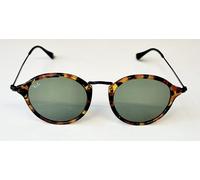 Ray-Ban Sunglasses ROUND FLECK G-15 lens Black Havana frame RB2447 1157 -ON SALE
