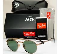 Ray-Ban Sunglasses Titanium Jack II Gold Arista Green RB 8265 3138/52 51mm