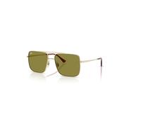 Ray-Ban Sunglasses Unisex Ari Bio-based - Pale Gold Frame Green Lenses 56-16