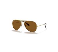 Ray-Ban Sunglasses Unisex Aviator Classic - Arista Gold Frame Brown Lenses Polarized 62-14