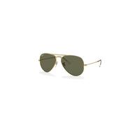 Ray-Ban Sunglasses Unisex Aviator Classic - Arista Gold Frame Green Lenses Polarized 58-14
