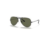 Ray-Ban Sunglasses Unisex Aviator Classic - Black Frame Green Lenses Polarized 55-14