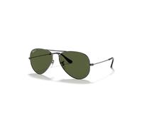 Ray-Ban Sunglasses Unisex Aviator Classic - Gunmetal Frame Green Lenses Polarized 58-14