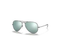 Ray-Ban Sunglasses Unisex Aviator Flash Lenses - Gunmetal Frame Silver Lenses 58-14