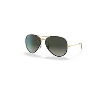 Ray-Ban Sunglasses Unisex Aviator Full Color Legend - Gold Frame Grey Lenses 58-14