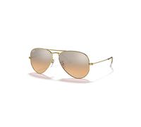 Ray-Ban Sunglasses Unisex Aviator Gradient - Arista Gold Frame Silver Lenses 58-14